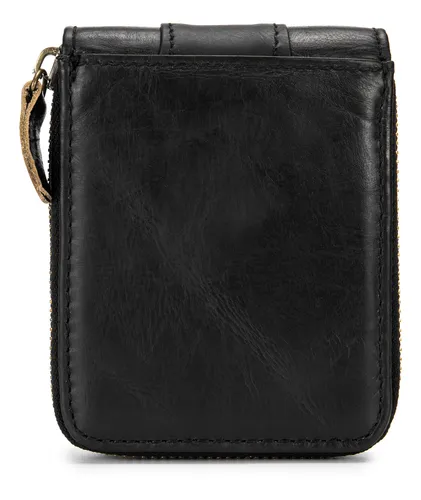 Billetera De Regalo Plegable Para Hombre, Bolsa De Cuero, Bo