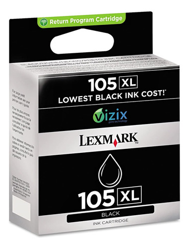 Cartucho Lexmark 105xl Negro Original 14n0822 Pro 205