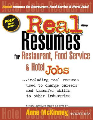 Libro Real-resumes For Restaurant, Food Service & Hotel J...