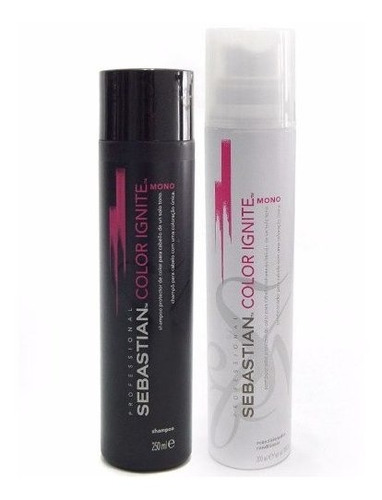 Sebastian Kit Set Shampoo + Acondicionador Color Ignite Mono