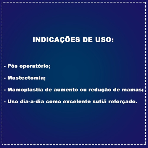 Imagem 5 de 5 de Kit 2 Sutiãs Pós Operatório Mamoplastia Cinta Moderna 303