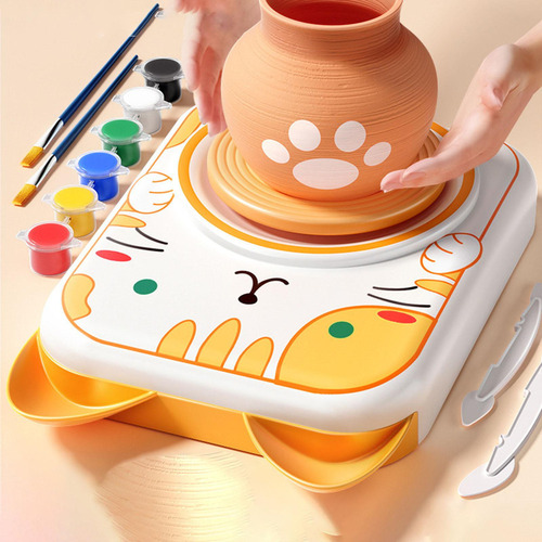 L Kit De Pintura For Modelar Ruedas Con Forma De Gato