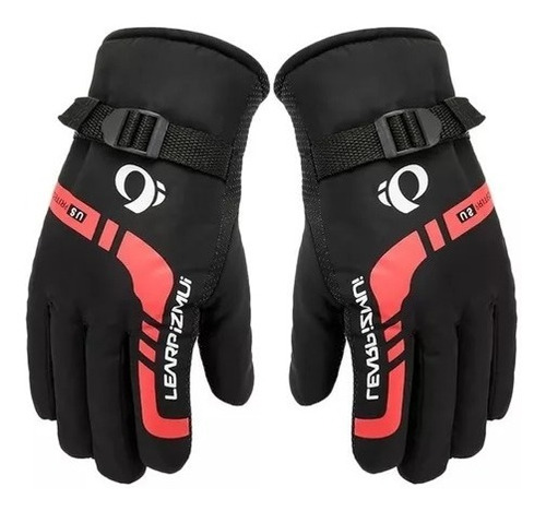 Imagen 1 de 7 de Guantes Moto Corderito Polar Interior C/ Grip Antideslizante