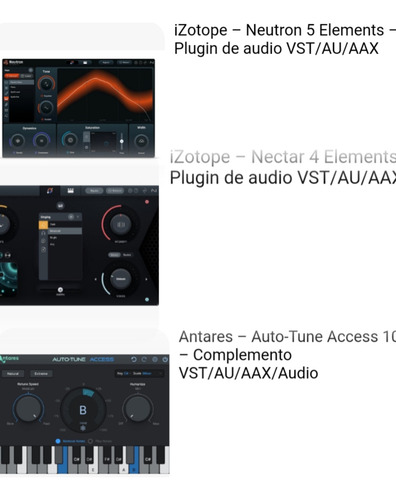 Antares Auto-tune Access 10 Complemento Vst/au/aax/audi