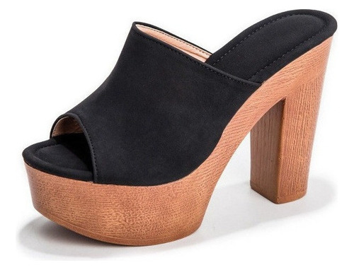 Zapatos Mujer Sandalias Tacón Grueso 11cm 2023