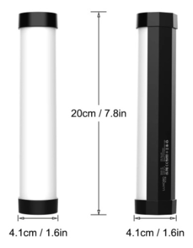 Para Bastao De Led Rgb Lighting 2000maah 3000k-6000k