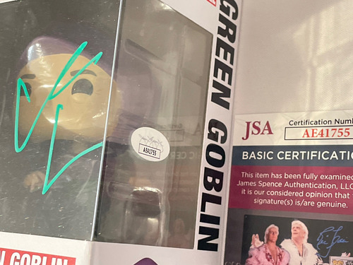 Autografo Willem Dafoe Funko Autografiado Jsa Green Goblin (Usado)