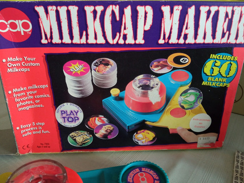 Juego Milkcap Maker Original, Para Hacer Tus Propios Tazos. 