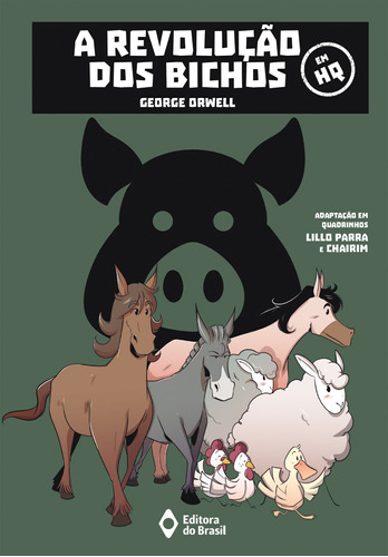 A revolução dos bichos em HQ, de Orwell, George. Série HQ Brasil Editora do Brasil, capa mole em português, 2021
