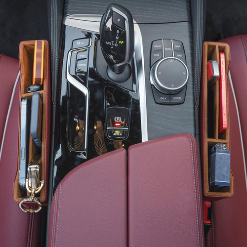 Organizador De Relleno De Espacio De Asiento De Coche Rojo