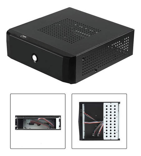 Mini Itx Case Iron Con Orificio Para Radiador Chasis De Host