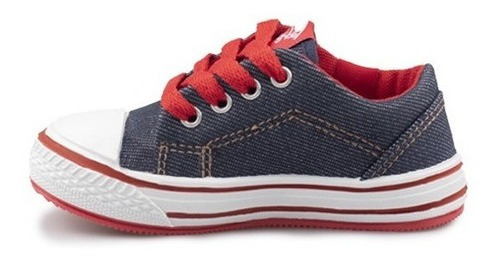 Imagen 4 de 6 de Zapatillas De Lona Jaguar Oficial Art. #128 27 Al 33 Niños