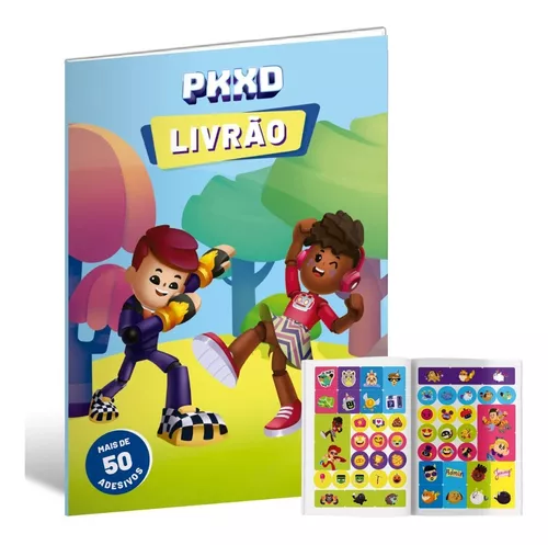 Pkxd Livrão De Atividades E Personagens Para Colorir Com 64