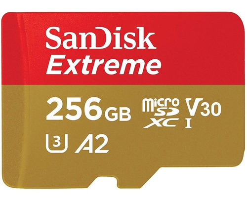 Tarjeta de memoria SanDisk SDSQXA1-256G-GN6MA  Extreme con adaptador SD 256GB