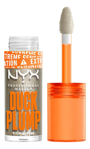 Gloss Voluminizador Transparente Duck Plump Gloss Plateado Nyx Professional Makeup