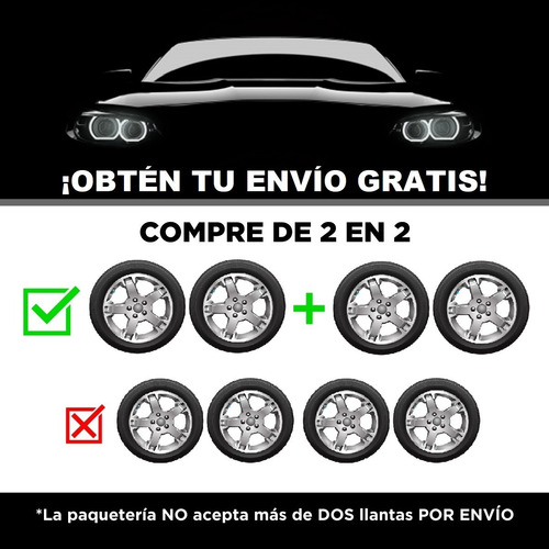 Imagen 4 de 6 de Llanta 225/45z R17 94w Xl Mirage Mr-182 Sin Rin