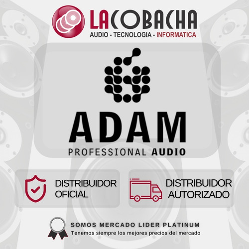 Imagen 3 de 5 de Par De Monitores Activos Adam T5v De Campo Cercano Estudio