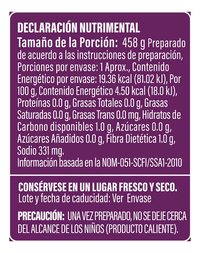 Sopa Instantánea Vegana Sin Gluten Veggie Zero Soup 6 Pack