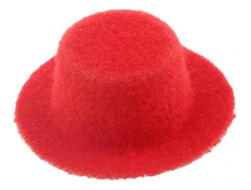 Sombrero Derby Bower En Miniatura Rojo A Escala 1:12, 2 Casa