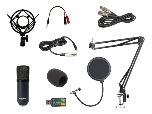 Schalter Set Microfono Condensador Antipop Estudio Podcast