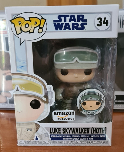 Funko Pop Star Wars Luke Skywalker Hoth 34, Amazon Exclusivo