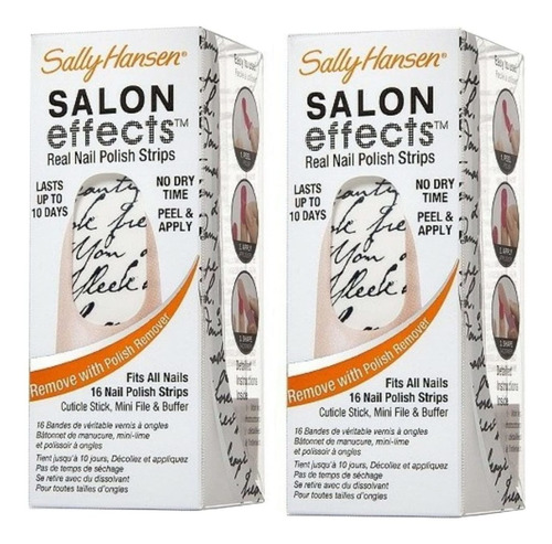 Sally Hansen   salon Efectos Real Nail Polish Strips, Love