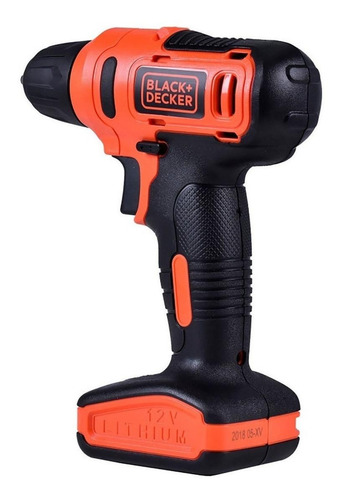 Imagen 2 de 4 de Taladro eléctrico destornillador Black+Decker LD12SP inalámbrico 900rpm naranja 127V/220V 12V con estuche de plástico