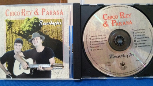 Cd Chico Rey & Parana Recordaçoes-vol.10 1997-ler Descriçao! (Usado)