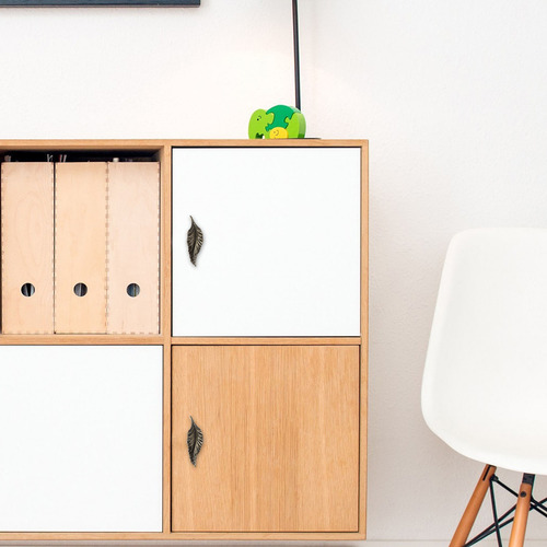 Manilla Creativa Para Muebles, Diseño De Hojas, Puerta De Ar