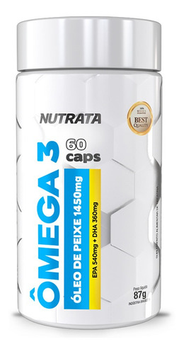 Ômega 3 Odorless 1000mg - 60 Cápsulas - Nutrata