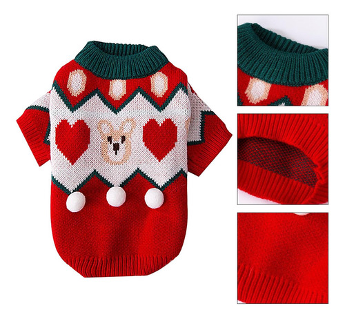 Suéter Para Perros Jersey Navideño Pets Jumper Para Perros