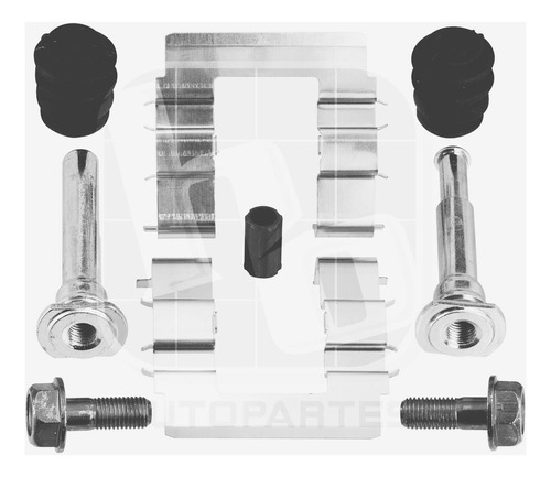 Kit Caliper Hyundai Accent 2006-09, Par