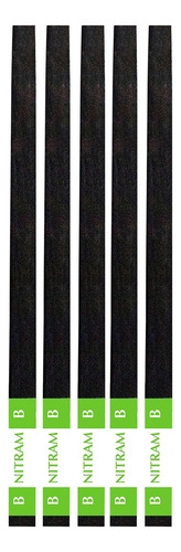 Set De 5 Barras De Carboncillo Académie Fusaine B Nitram