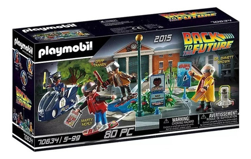 Playmobil - De Volta Para O Futuro Parte Ii Com Fuga