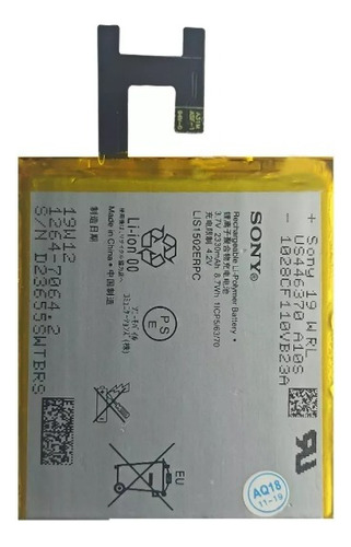 Bateria Para Sony Xperia Z Lis1525erpc (3.8v-3000mah) 11.4w
