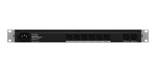 Imagem 3 de 3 de Crossover Digital Eq 2 In 6 Out 110v Behringer Dcx2496le