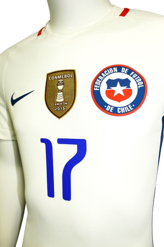 Camiseta Chile 2016 Visita Prof. C/nombre Y N° Original Nike