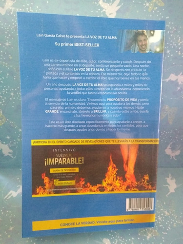 La Voz De Tú Alma. Lain García Calvo.Libro Físico.