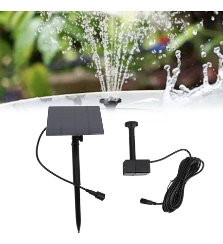 Potente Kit De Bomba De Agua Solar Jet Para Baño De Pájaros
