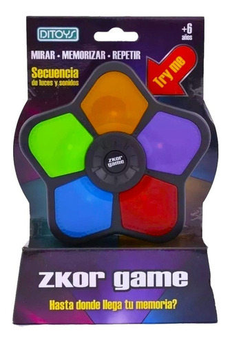 Imagen 2 de 9 de Zkor Game Clasico Juego De Memoria Original Ditoys
