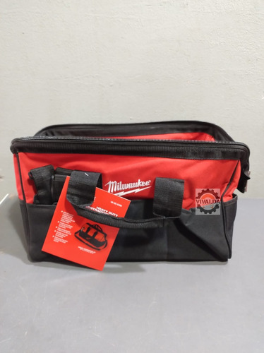 Bolso Porta Herramientas Milwaukee 22x42x25cm 10 Bolsillos