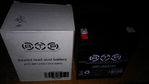 Bateria 12 Voltios 4.5 Amp. Atp Nueva