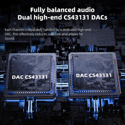 Amplificador De Auriculares Btr13 5.1 Usb -c Dac