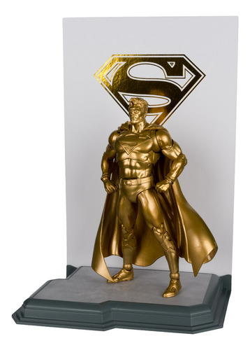 Mcfarlane Sdcc 2024 Superman Centennial Park Tribute Gold