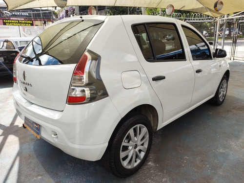 Renault Sandero Expression 1.0 2014 Branco Completo