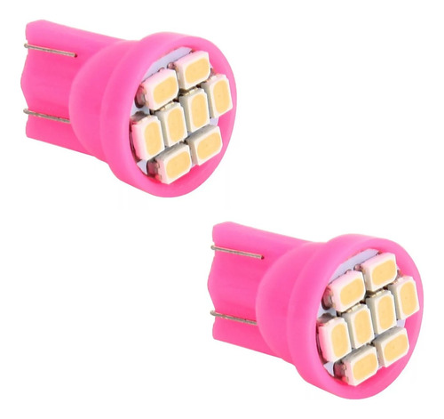 2x Lampadas Led Rosa Painel Analógico Honda Lead 110 110cc 