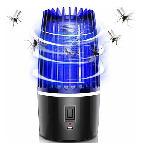 Lámpara De Mosquitos Recargable Usb, Repelente De Mosquitos