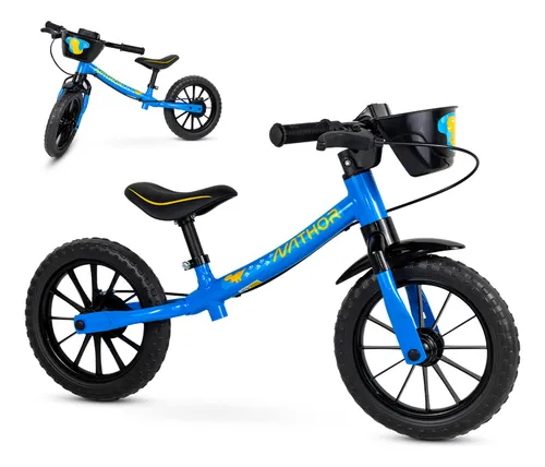 Bicicleta De Equilíbrio Infantil Balance Bike - Azul