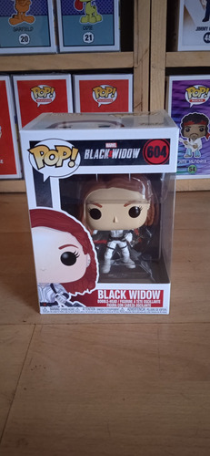 Funko Pop Black Widow #604 Traje Blanco Nueva Original