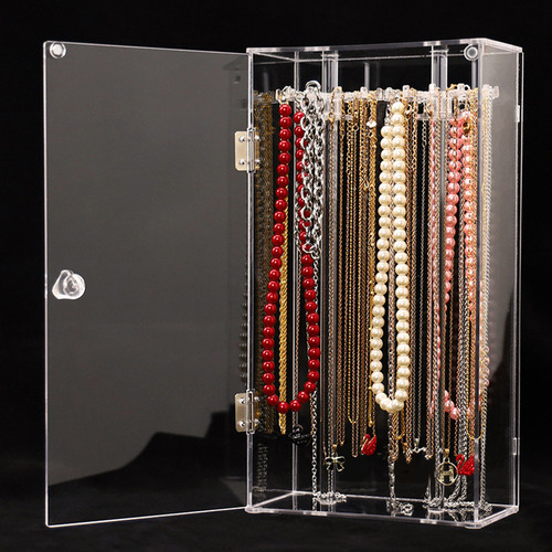Wu Organizador Transparente Para Collares Acrílico Con 24 Ga